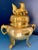 Asian Vintage Brass Foo Dog Urn Censer For Sale - Image 3 of 11