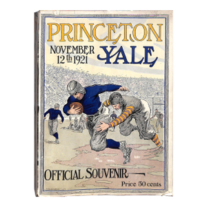 Official Souvenir Program of the Princeton-Yale Football Game Yale Bowl 1921