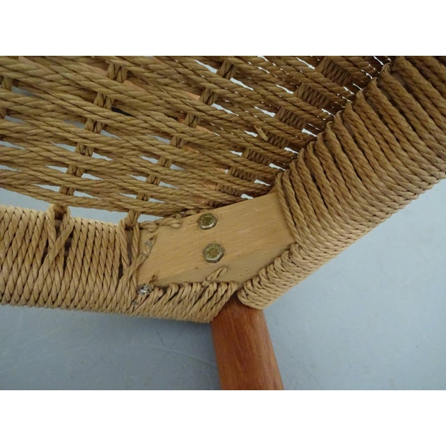 Teak & Papercord Dining Chairs by Poul M. Volther for Frem Røjle, Denmark, 1960s, Set of 4 For Sale - Image 16 of 18