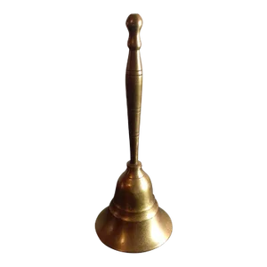 Vintage Brass Temple Bell, Made in India