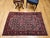 Vintage Malayer Area Rug, Hand-Knotted Wool, Geometric Pattern, 3x5, Ivory & Red For Sale - Image 11 of 13