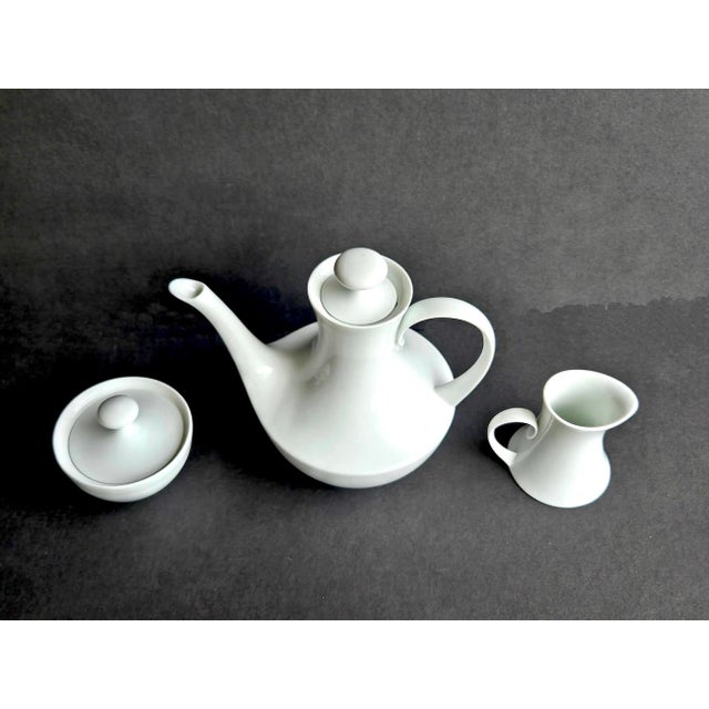 1970s Block Bidasoa Blanco Porcelain Coffee Set, 3 Pieces For Sale - Image 11 of 11