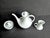 1970s Block Bidasoa Blanco Porcelain Coffee Set, 3 Pieces For Sale - Image 11 of 11