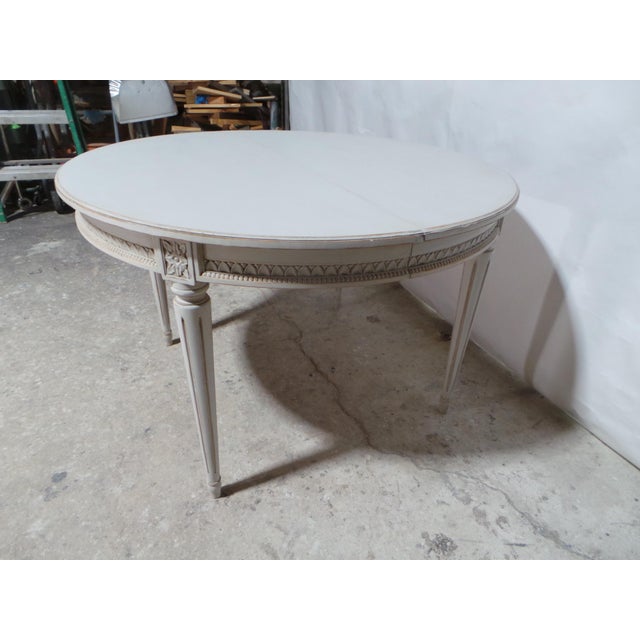 Swedish Gustavian Dining Table For Sale - Image 4 of 11