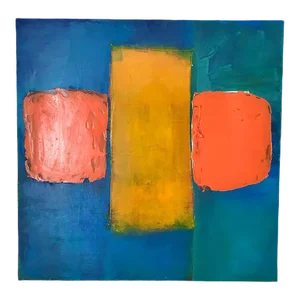 Vibrant Modern Color Field Painting
