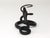 Austrian Snake Sculpture in Hand Forged Iron in the style of Edgar Brandt, 1920s For Sale - Image 12 of 18