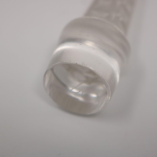 Rene Lalique Clear Glass 'Dornach' Decanter For Sale - Image 9 of 9