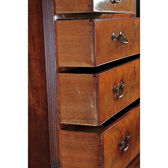 Wood Late 18th Century George III Mahogany Chest in Chest For Sale - Image 7 of 12