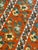Vintage Mid-Century Waverly Fredericksburg Fabric Tablecloth Floral Stripe Cotton Textile For Sale