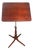 Victorian Music Stand Podium Book Stand Mahogany & Wrought Iron Adjustable 1890s For Sale