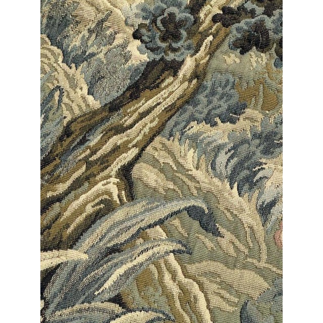Mid-Century French Jacquard Tapestry in the style of Aubusson, 1960s For Sale - Image 15 of 18