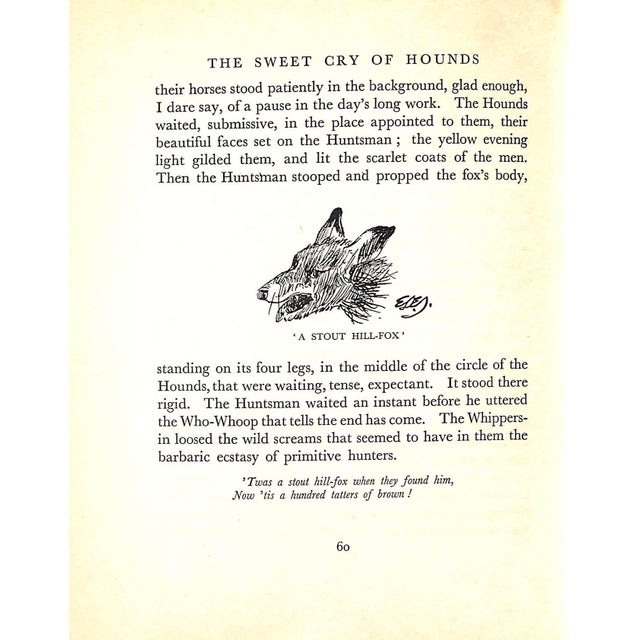 1930s "The Sweet Cry of Hounds" 1936 Ross, Martin, Somerville, E. For Sale - Image 5 of 8