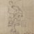 Figurative Stanley Spencer - Two Figures on Grid Paper, Estate Stamped (C. 1939, Pencil on Paper) For Sale - Image 3 of 6