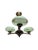 Art Deco Style Bakelite Chandelier, Poland, 1950s For Sale - Image 3 of 15
