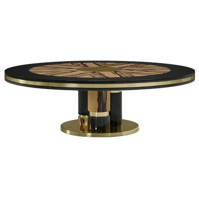 Ebony Center Table by Memoir Essence For Sale - Image 4 of 4