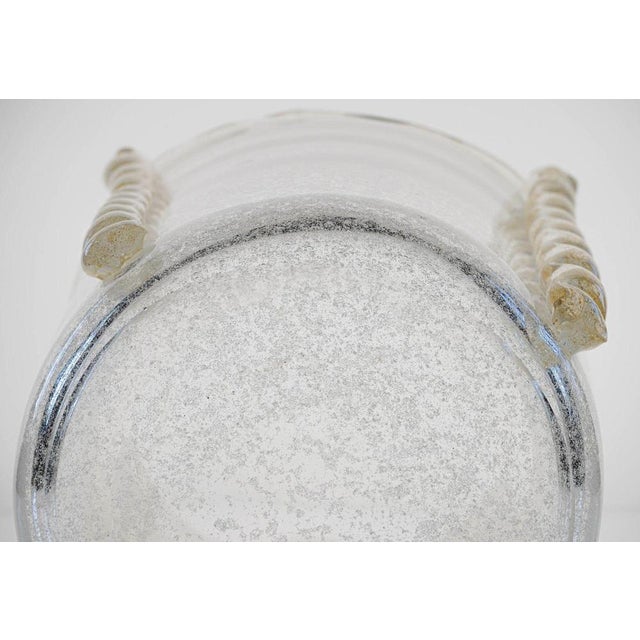 Giant Murano Glass Vase or Ice Bucket in the style of Barovier & Toso For Sale - Image 13 of 18
