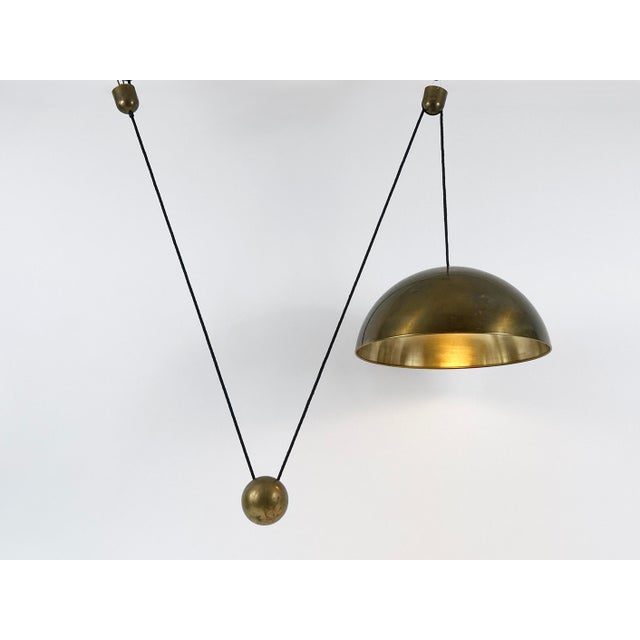 Large Solan Counter Balance Pendant Lamp by Florian Schulz, 1970s For Sale - Image 12 of 18