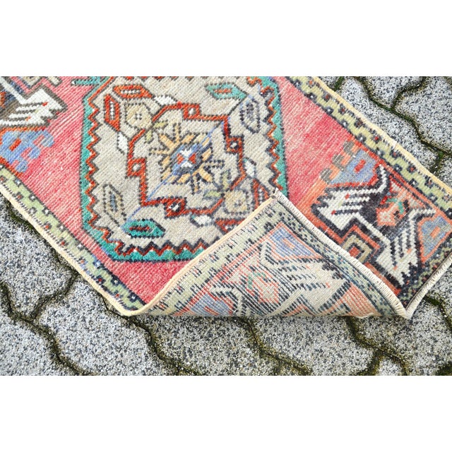 1960s 1960s Vintage Anatolian Handknotted Rug For Sale - Image 5 of 6