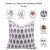 Fabdivine Floral Block Print Pillow Cover 18x18 Inch Thick Cotton White-Mor Mukut For Sale - Image 4 of 4