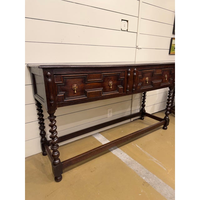Late 19th Century Vintage Jacobean Dresser Base For Sale - Image 5 of 10