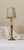 Metal 1940s Gilt Metal Candlestick Lamps, a Pair For Sale - Image 7 of 8