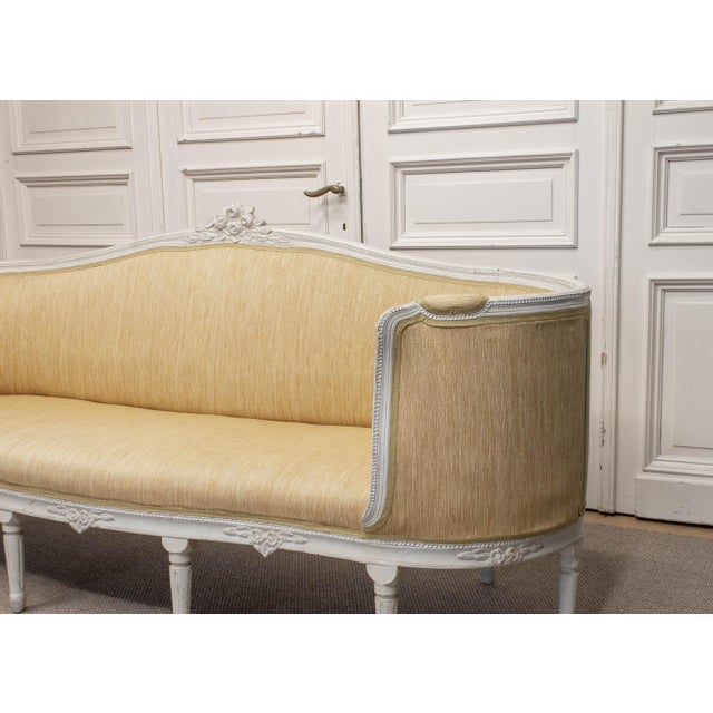 Swedish Gustavian Cabriole Sofa, 1800s For Sale - Image 10 of 11