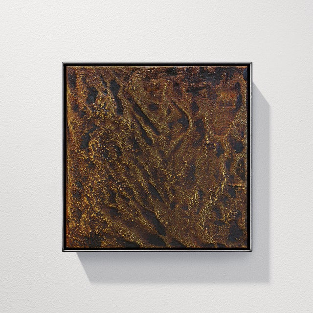 Mats Wieslander, Whispers of the Forest No 3, 2025, Acrylic and Ink on Oxidized Sheet Metal For Sale - Image 6 of 6