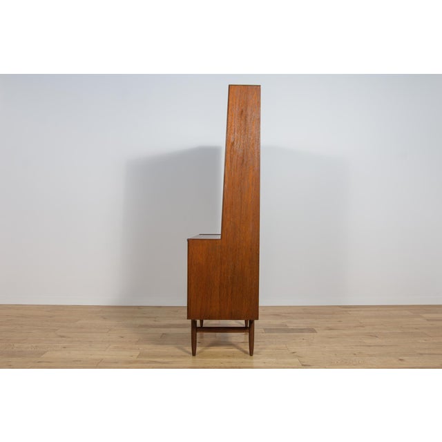 1960s Mid-Century Teak Shelf with Pull-Out Top, Denmark, 1960s For Sale - Image 5 of 18