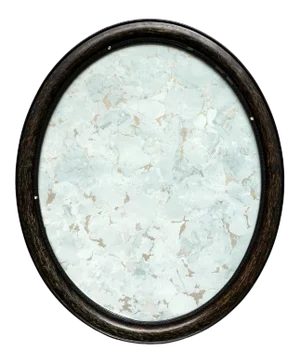 Vintage Oval Wooden Frame