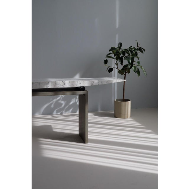 1980s Sculptural Console Table by Danilo Silvestrin, 1980s For Sale - Image 5 of 10