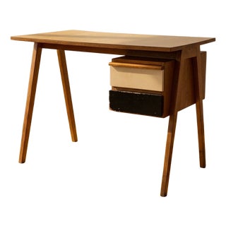 Mid-Century Wooden Writing Desk by Robin Day, 1950s For Sale