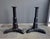 Art Deco Cast Iron Bases a pair. They are 28" high and the legs are 21' apart. The legs protrude approximately 10" from...