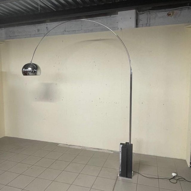 1970s Arc Floor Lamp by Goffredo Reggiani, 1970s For Sale - Image 5 of 18
