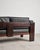 Bastiano Two-Seater Sofa in Mahogany and Black Leather by Afra and Tobia Scarpa for Gavina, Italy, 1960s For Sale - Image 15 of 18