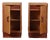 English Maple and Walnut Bedside Tables, 1930, Set of 2 For Sale