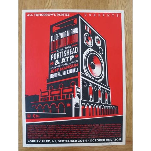 Shepard Fairey (Obey), All Tomorrow's Parties, 2011, Signed Silkscreen For Sale - Image 5 of 9