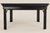 Black Vintage Baker Furniture Faux Bamboo With Fretwork Asian Chinoiserie Tray Table For Sale - Image 8 of 10