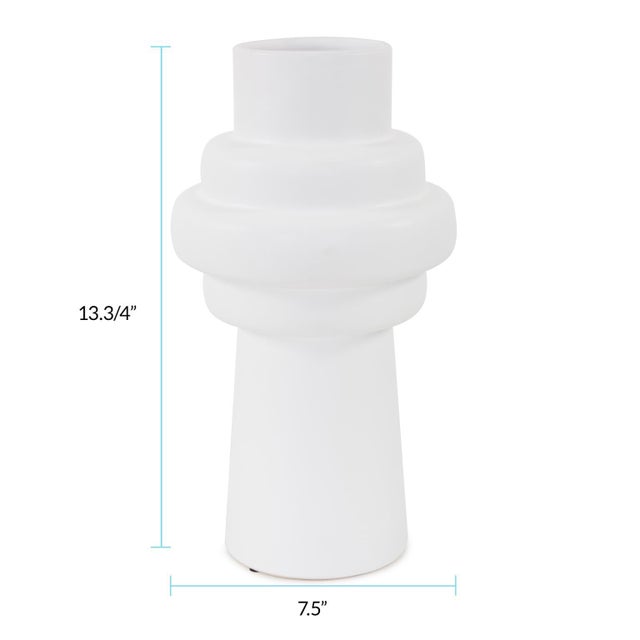 Ceramic Zopol Contemporary Vase- Tall For Sale - Image 7 of 9