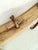19th Century Hand Hewn Double Ox Yoke With Original Bentwood Bows & Hand Forged Iron Hardware For Sale - Image 9 of 12