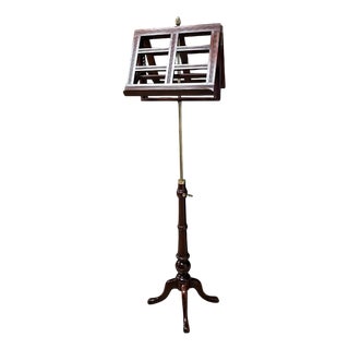 Music Stand in Mahogany For Sale