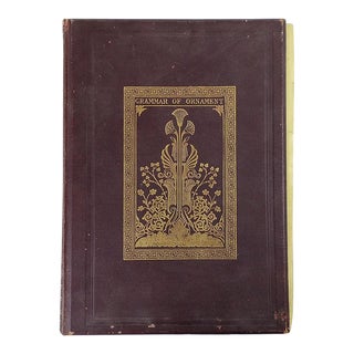 1868 the Grammar of Ornament by Owen Jones Book For Sale