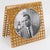 Mid-Century Modern Team Guzzini Italy Modernist Lucite and Wicker Picture Frame, circa 1970 For Sale - Image 3 of 9