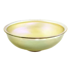 Lime Green Favrile Glass Fruit Bowl by Tiffany New York, Circa 1910