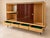 Mid-Century Modern Mid-Century-German-Schrank With Glass Display Cabinet, Sliding Doors For Sale - Image 3 of 6