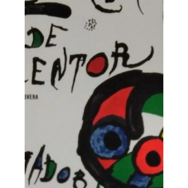 Joan Miro, Centenary of the Center Excursionista de Catalunya, 1976, Lithograph, Framed, in Flawless conditions. Designed...