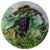 19th Century Antique Majolica Grapes Decorative Plate For Sale - Image 4 of 4