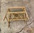 Italian Midcentury Rattan & Bamboo Side Table / Magazine Rack, 1950/60s For Sale - Image 12 of 12
