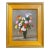 Framed Oil Painting of Flowers in a Green Vase by Satori Gregorakis For Sale
