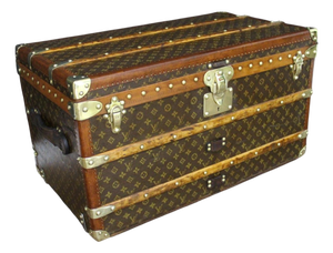 Monogram Canvas Courier Trunk from Louis Vuitton, 1920s