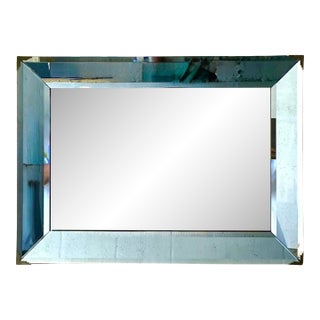 Vintage Deco Tinted Mirror For Sale
